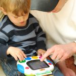 TJ on his k-magic game console