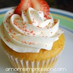 Strawberry cupcake