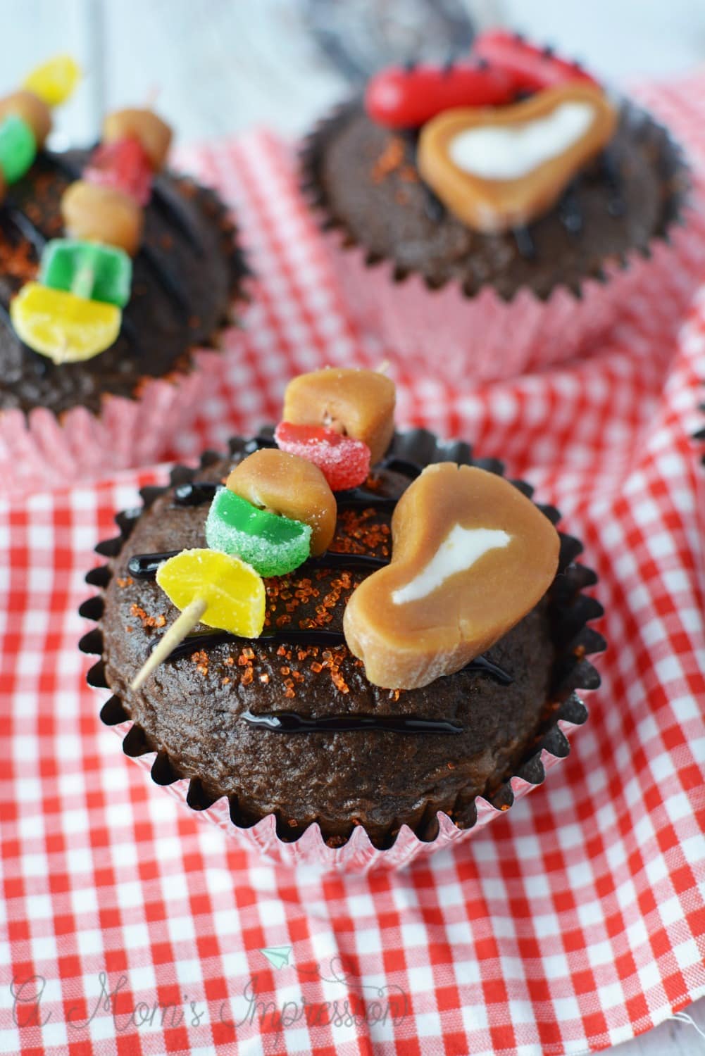 Chocolate Grill cupcakes