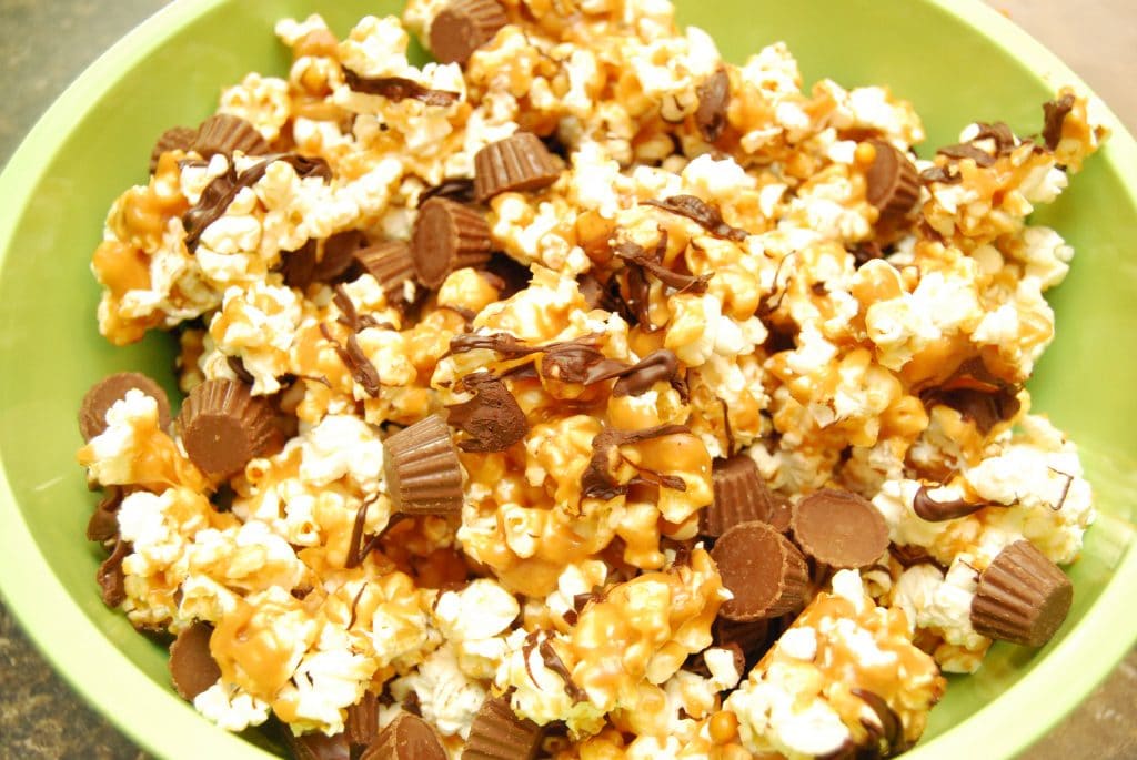 Chocolate Peanut Butter Popcorn