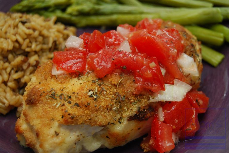 Hellmann's Parmesan Crusted Chicken with asperagus