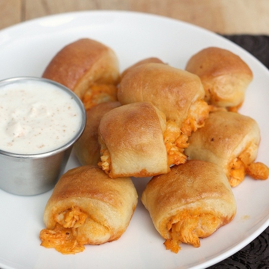 Buffalo Chicken Bites from traceysculinaryadventures.blogspot.com