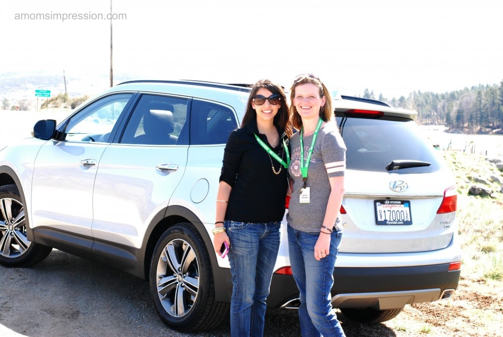 Jasmine and I with our 2013 SantaFe.