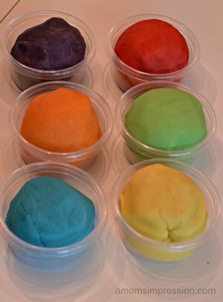 Kool-Aid Dyed Playdough - Mama Miss