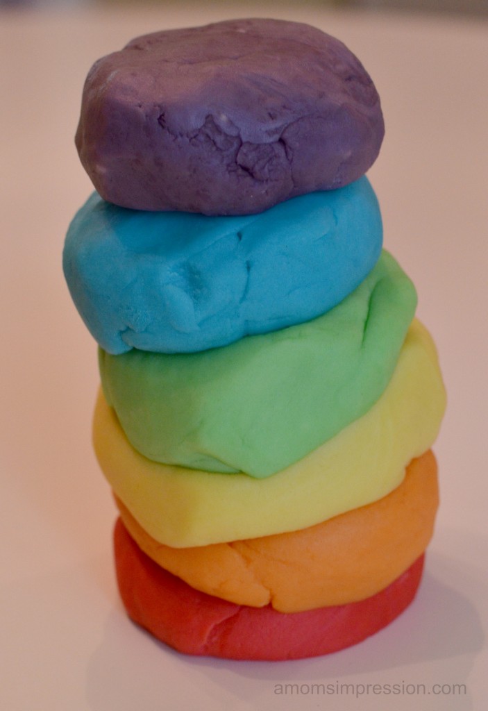 Rainbow Playdough