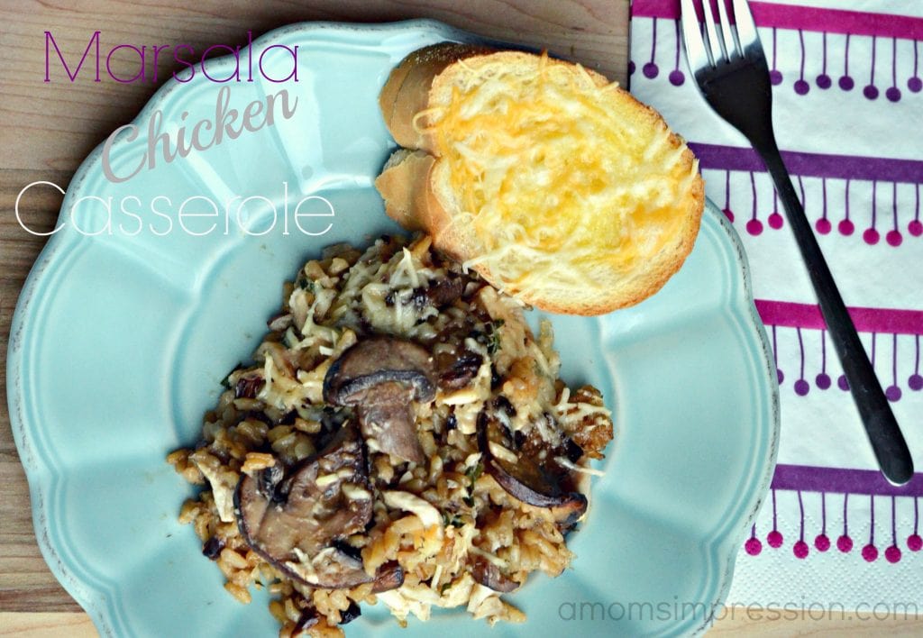 Marsala Chicken Casserole