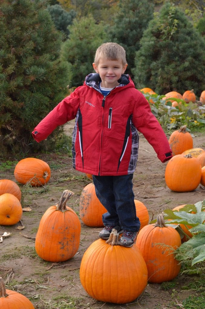 Standing on a Pumpkin