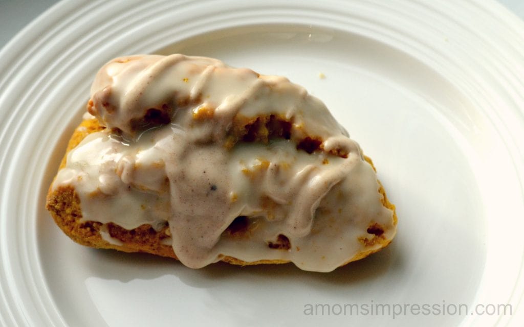 Pumpkin Scones with Pumpkin Spice Coffee Glaze #shop