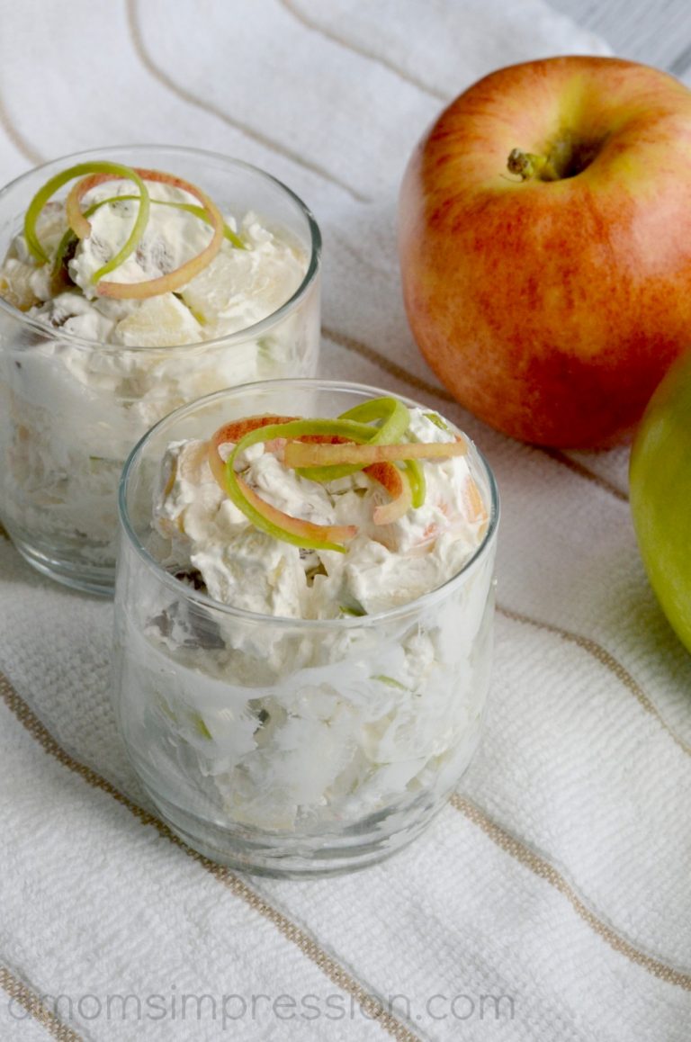 Milky Way Caramel Apple Salad Recipe A Mom's Impression Recipes