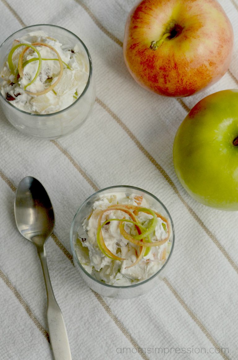 Milky Way Caramel Apple Salad Recipe A Mom's Impression Recipes