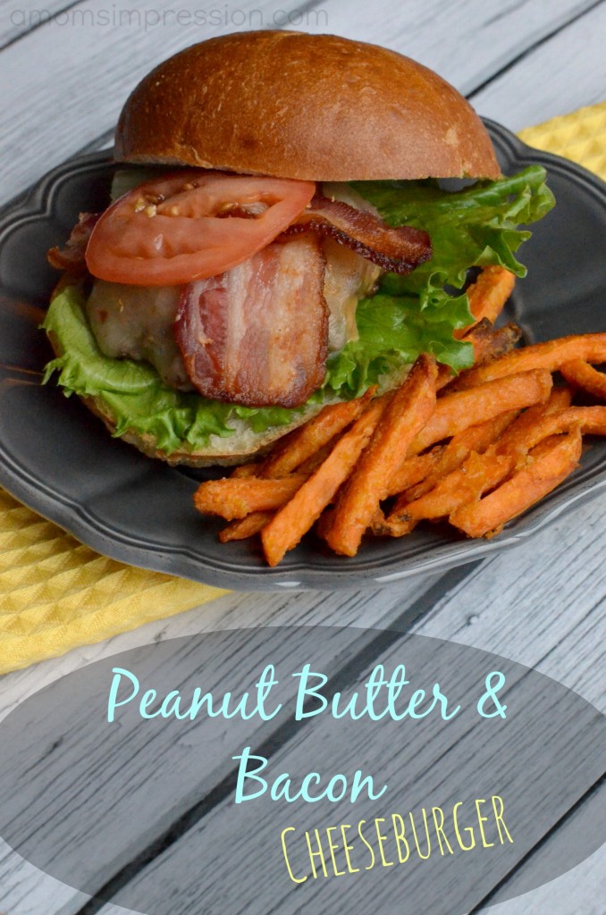 Peanut Butter and Bacon Cheeseburger #SayCheeseburger