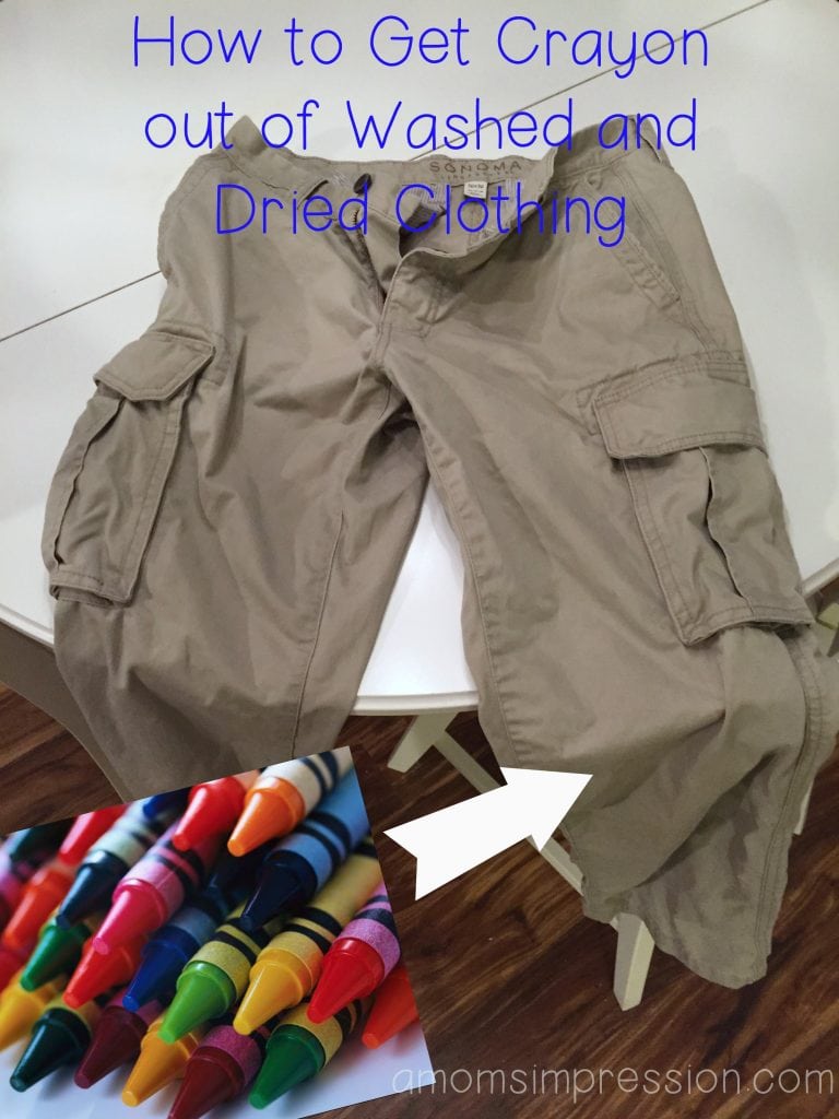 How to get Melted Crayon out of Clothes in 5 Simple Steps