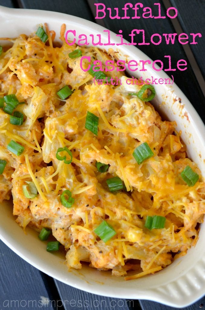 Buffalo Cauliflower Casserole