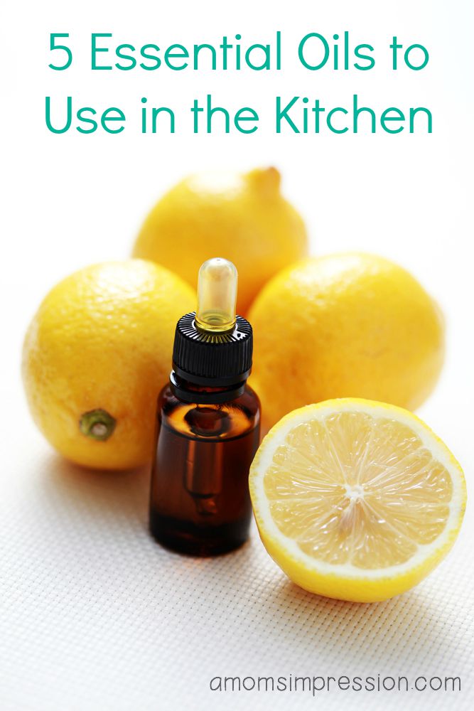 Lemon essential oil uses in the kitchen