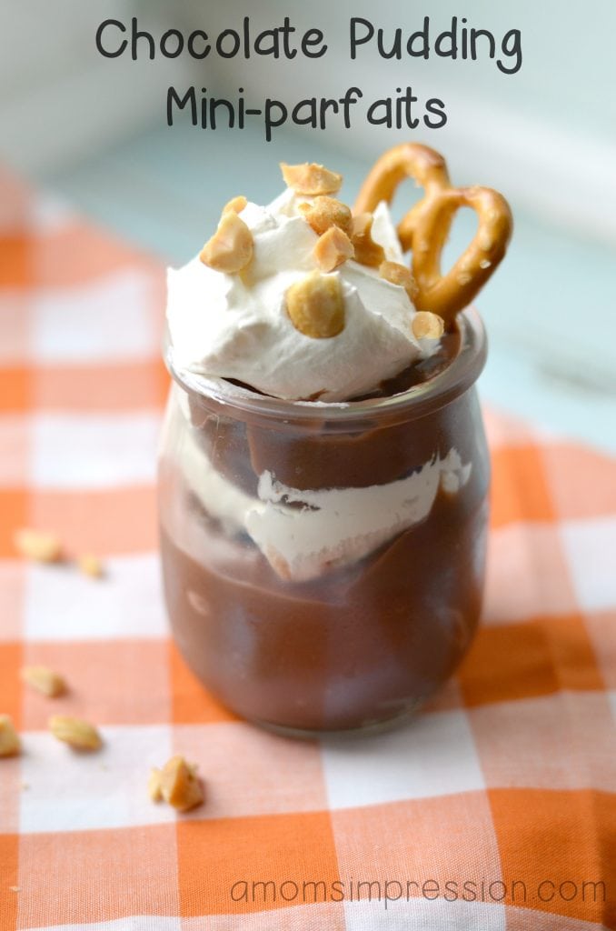 chocolate pudding mini-parfaits
