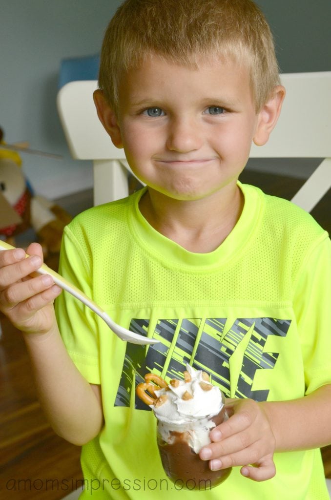 Chocolate Pudding MiniParfait A Mom's Impression Recipes, Crafts