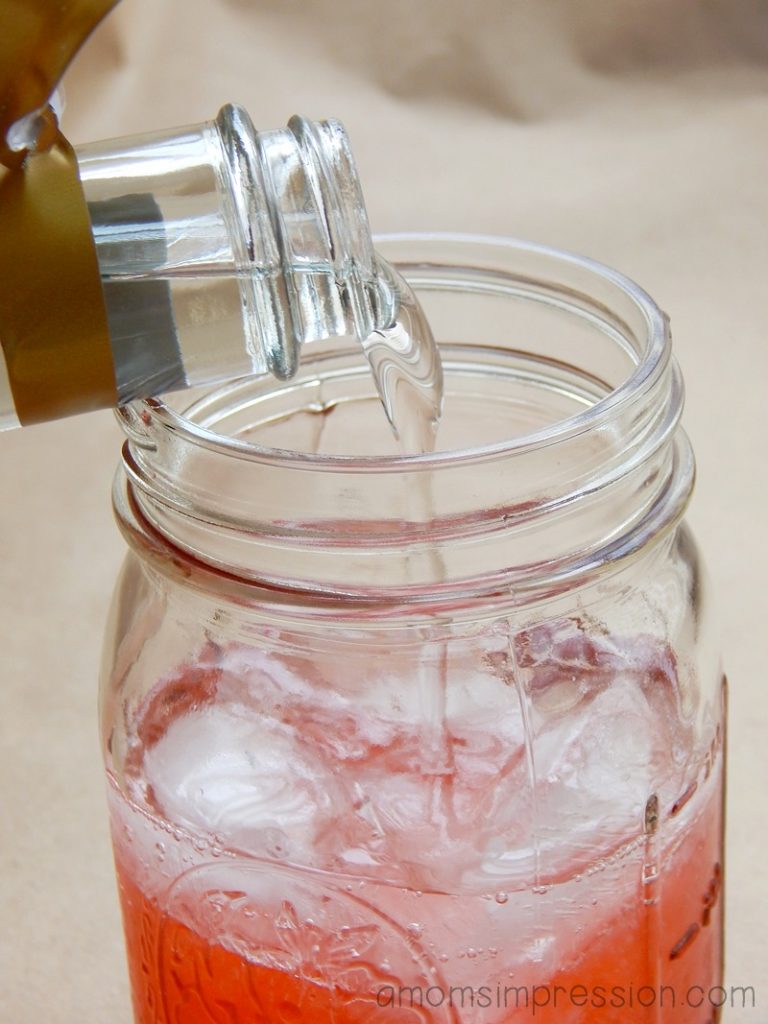 raspberry italian soda process photo 4 redue reduced