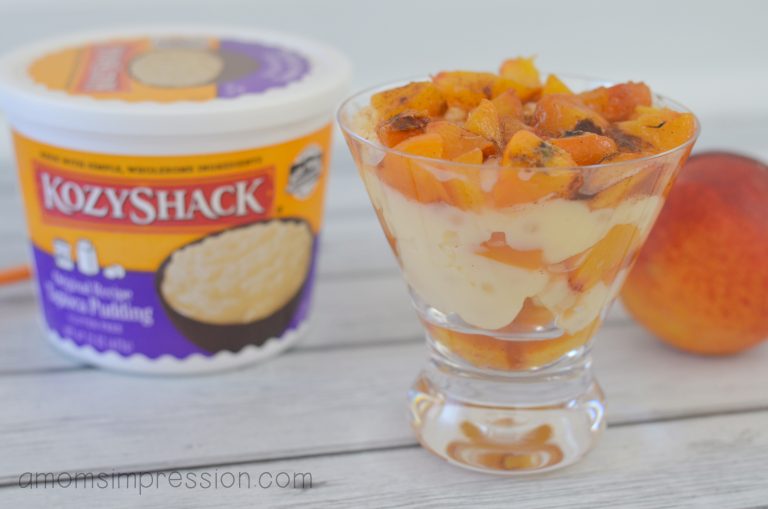 Grilled Peaches and Tapioca Pudding Parfait A Mom's Impression