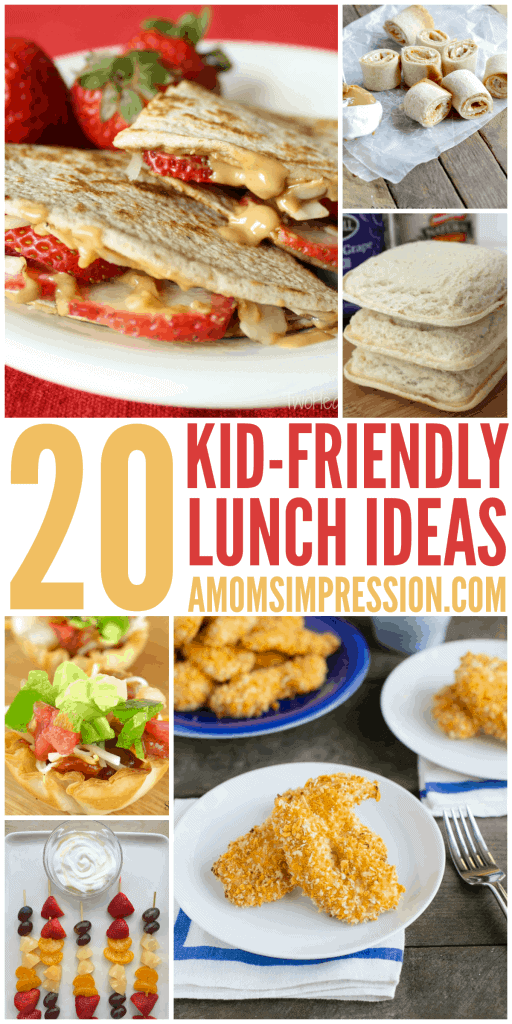 20 Kid Friendly Lunches Your Child will ask you to Make