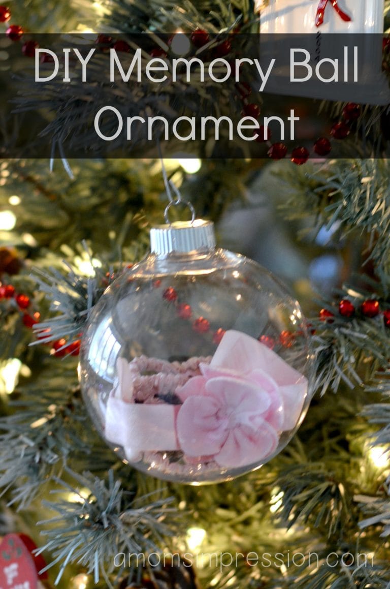 DIY Memory Ball Ornament - A Mom's Impression | Recipes, Crafts ...