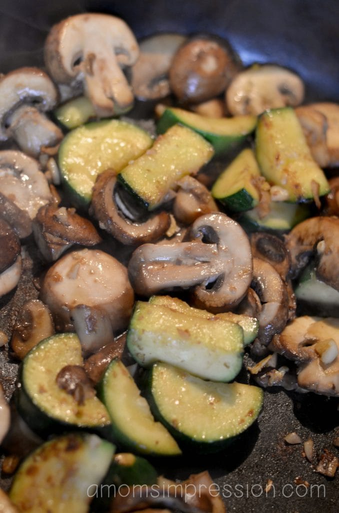zuccini and mushrooms