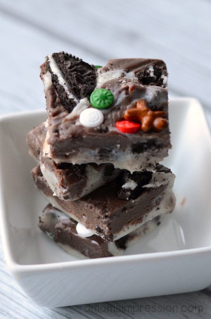 5 Minute Holiday OREO Cookie Fudge - A Mom's Impression | Recipes ...