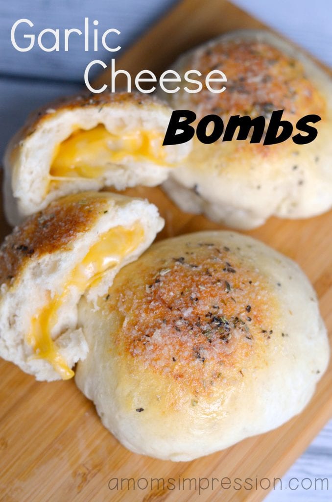 Garlic cheese bombs are a perfect appetizer recipe for game days or chilly nights! They're a warm comfort food must-have. #ad