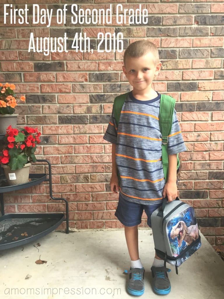 First Day of Second Grade