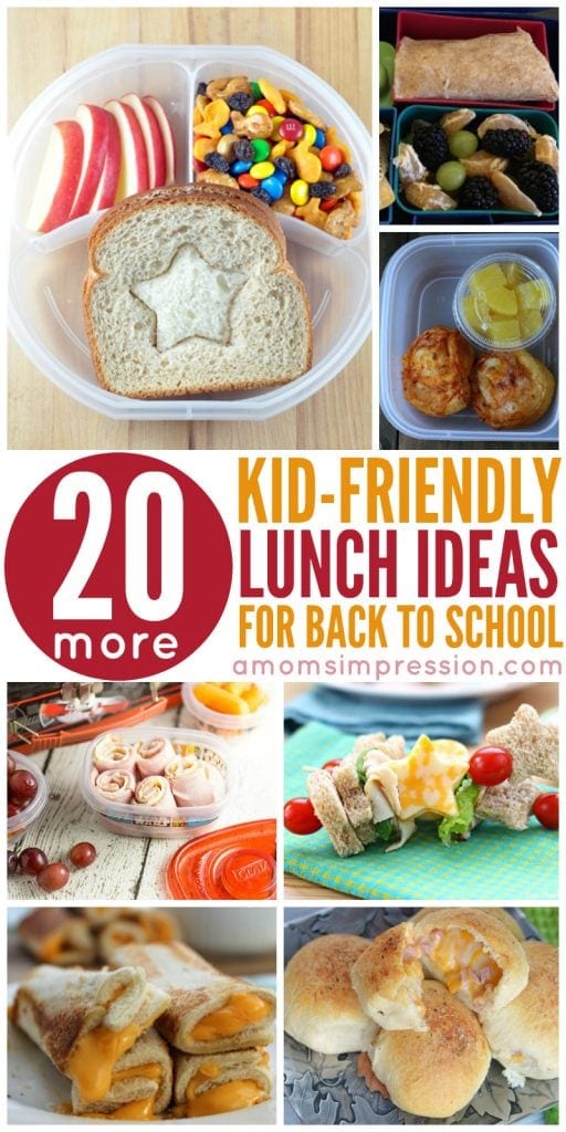 20 More Kid-Friendly Lunches Perfect for Back to School