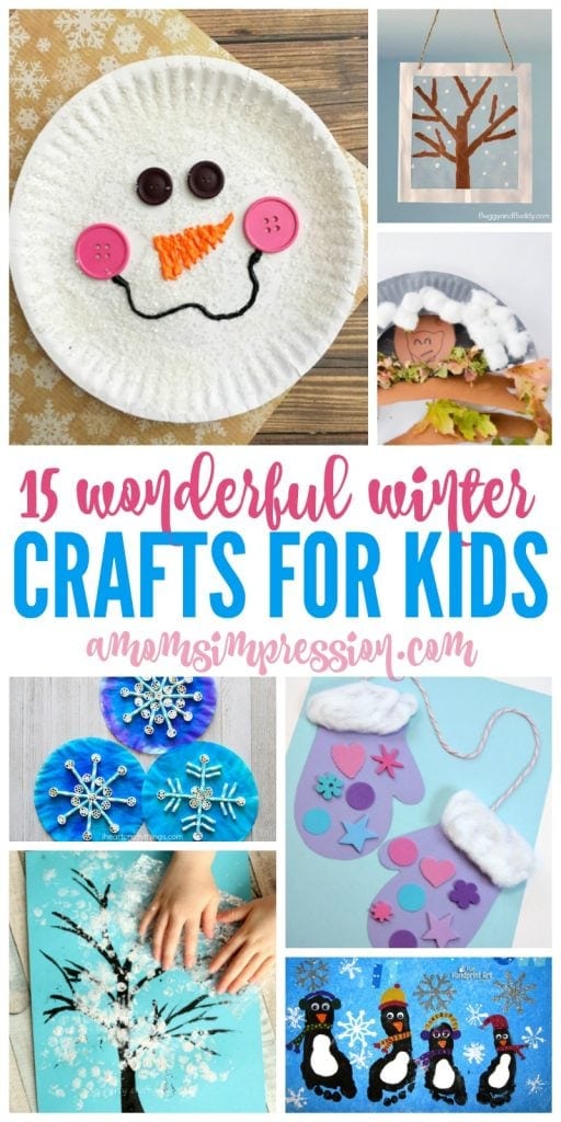 Paper Plate Snowman Craft - Winter Crafts for Kids - Easy Peasy and Fun