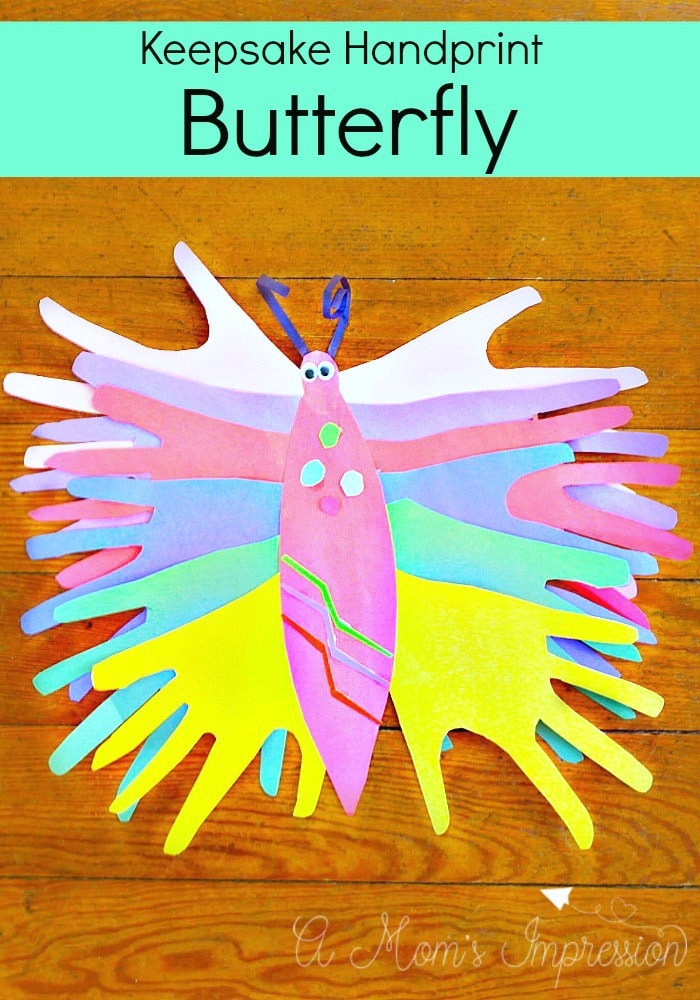 Easy Butterfly Using Craft Paper For Kids