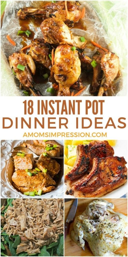Need some new instant pot dinner ideas? These instant pot recipes are so easy to make (as most instant pot recipes are!) and they'll make a great addition to your weekly dinner recipes. Here you'll find everything from instant pot chicken recipes to ribs and goulash!