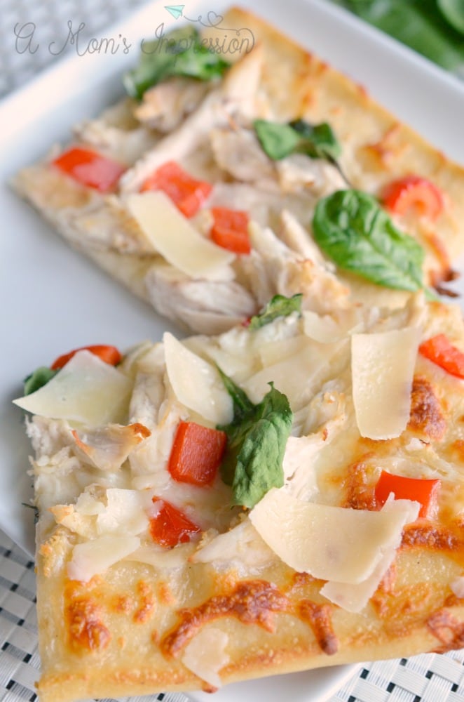 roasted garlic chicken pizza recipe