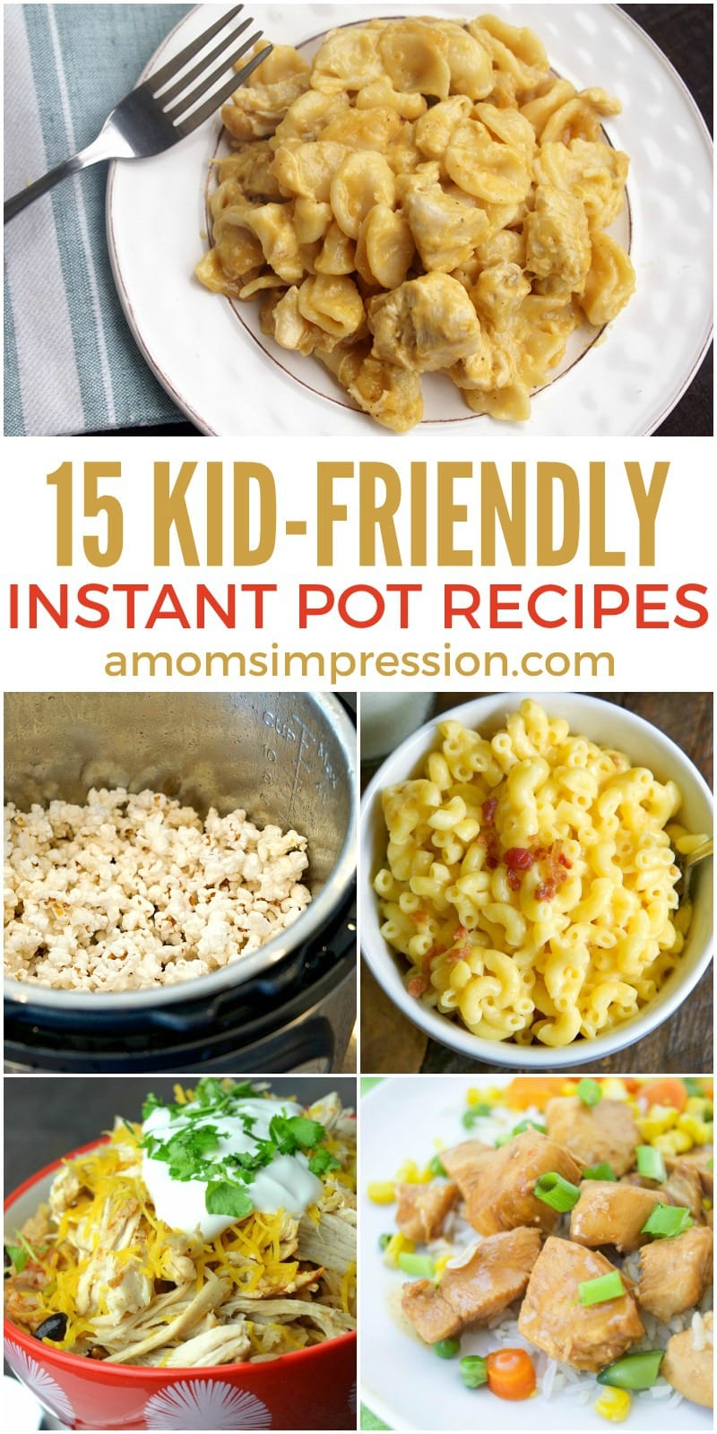 Healthy instant pot discount recipes kid friendly