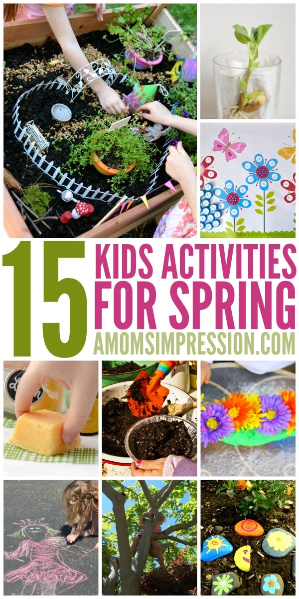 Looking for some fun spring activities for kids? These activities are great for preschool kids and more. You'll find everything from lemon DIY bath bombs to rock painting!