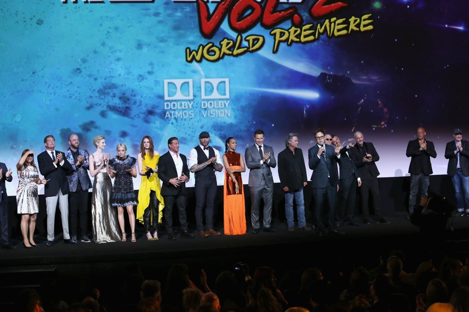 The Cast of GOTG VOL 2