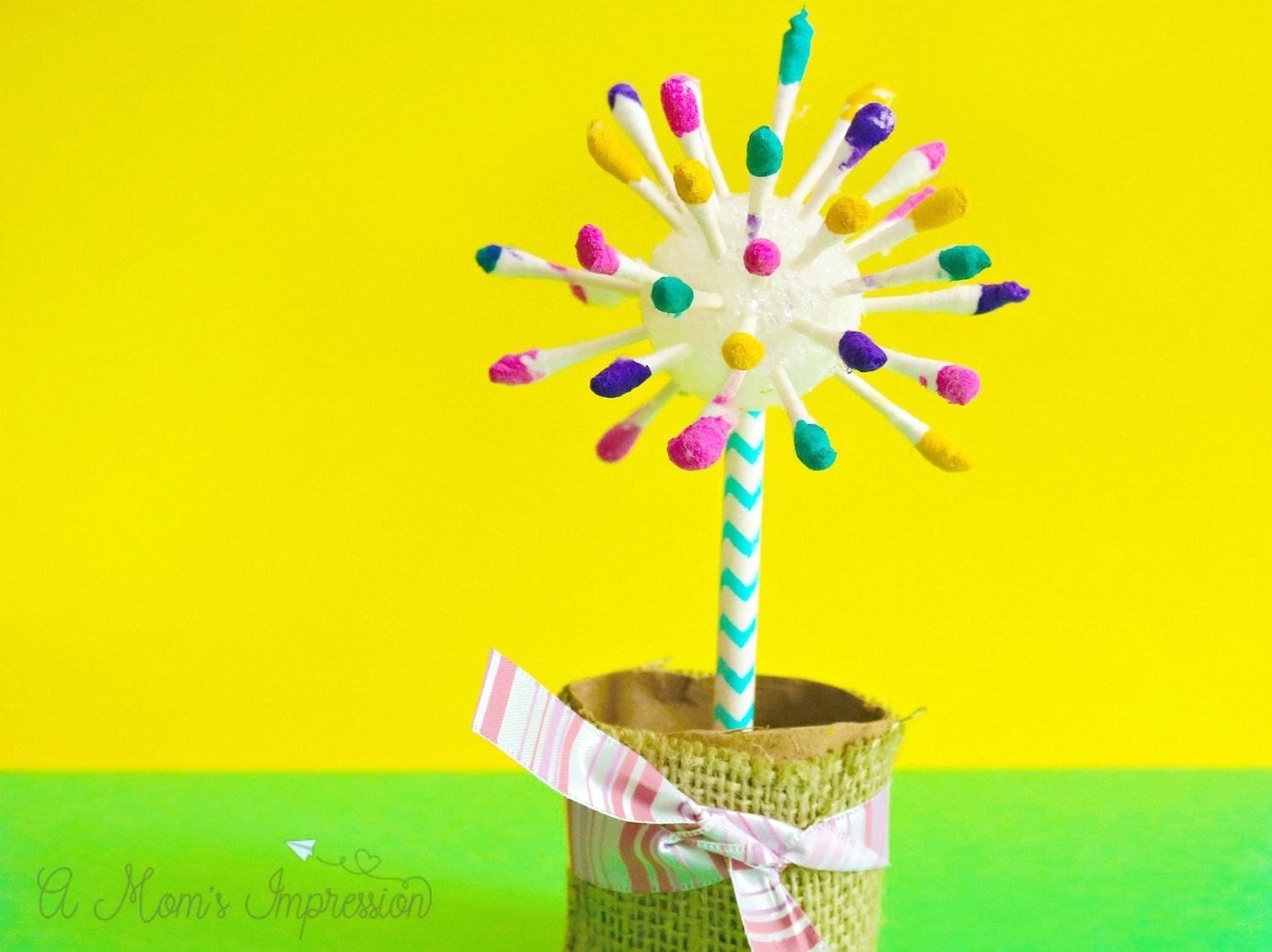 Straw Flowers  Fun Family Crafts