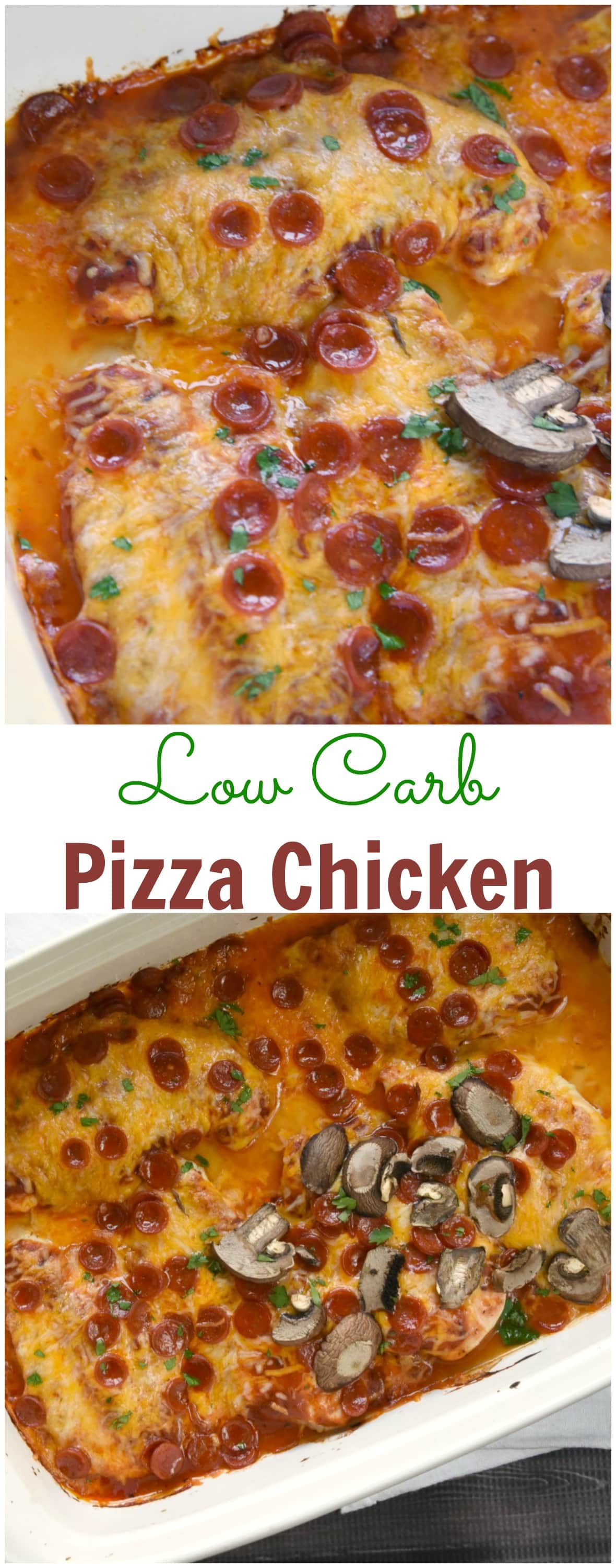 This is one of the best low carb chicken pizza recipes you'll ever find! It's a family favorite, easy weeknight dinner, and makes for great leftovers throughout the week. #ad