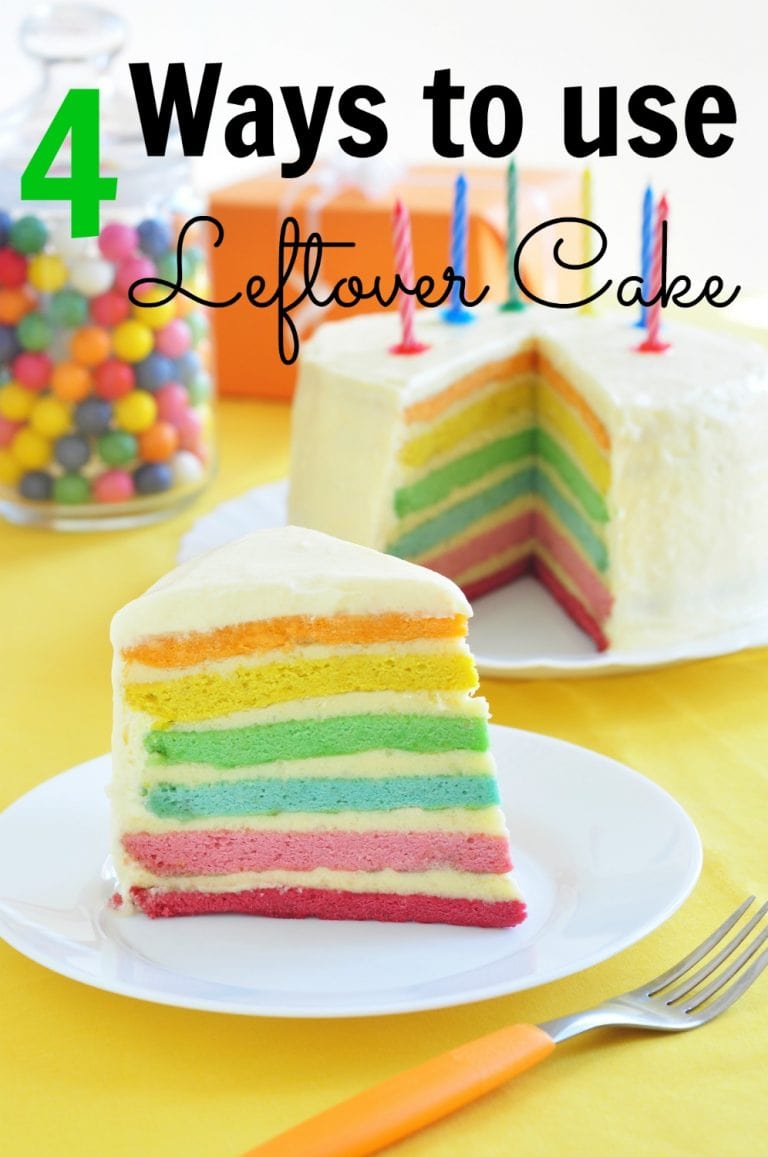 4 Sensational and Easy Ways to use Leftover Cake