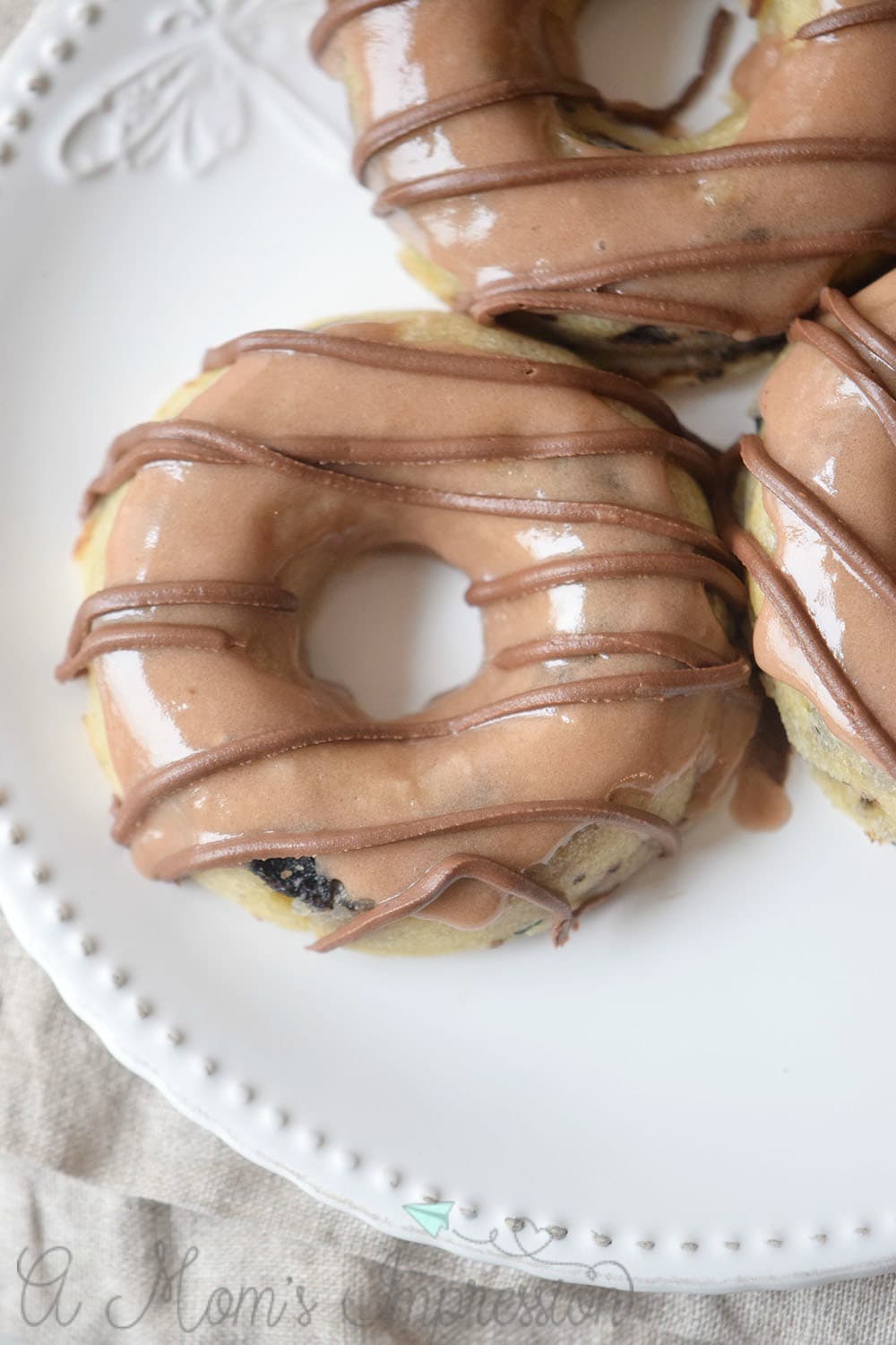 Baked Chocolate Chip Donuts