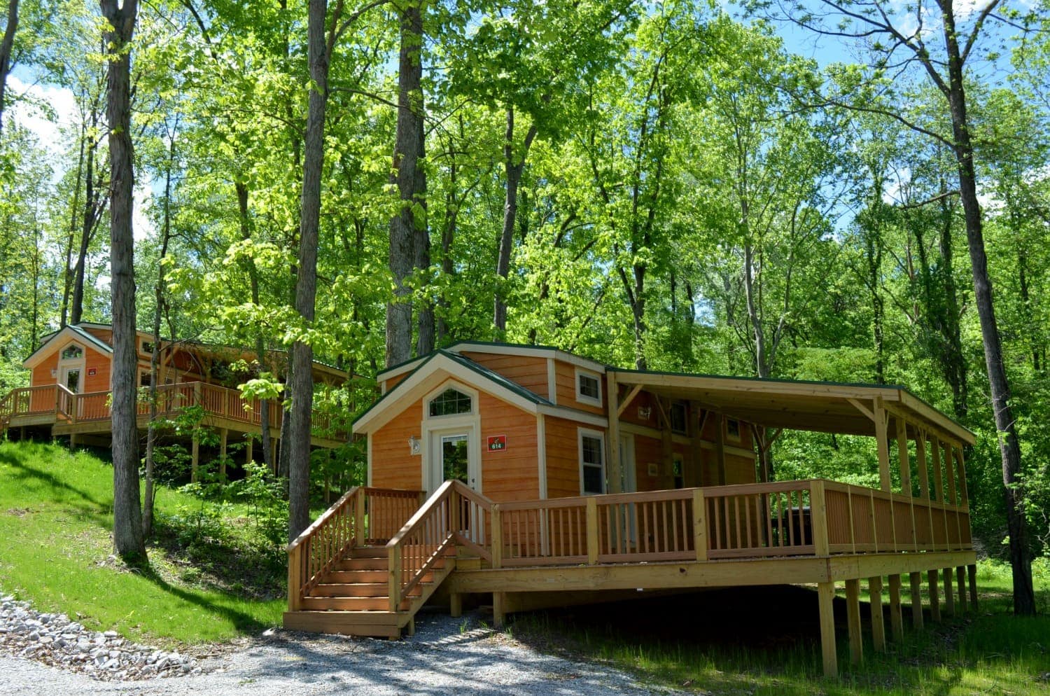 The Christmas Cabins At Lake Rudolph Campground Rv Resort