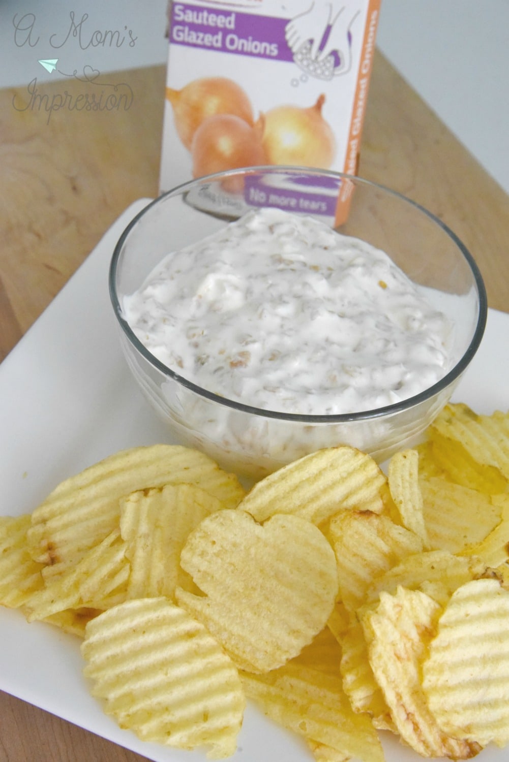 Homemade chips and dip