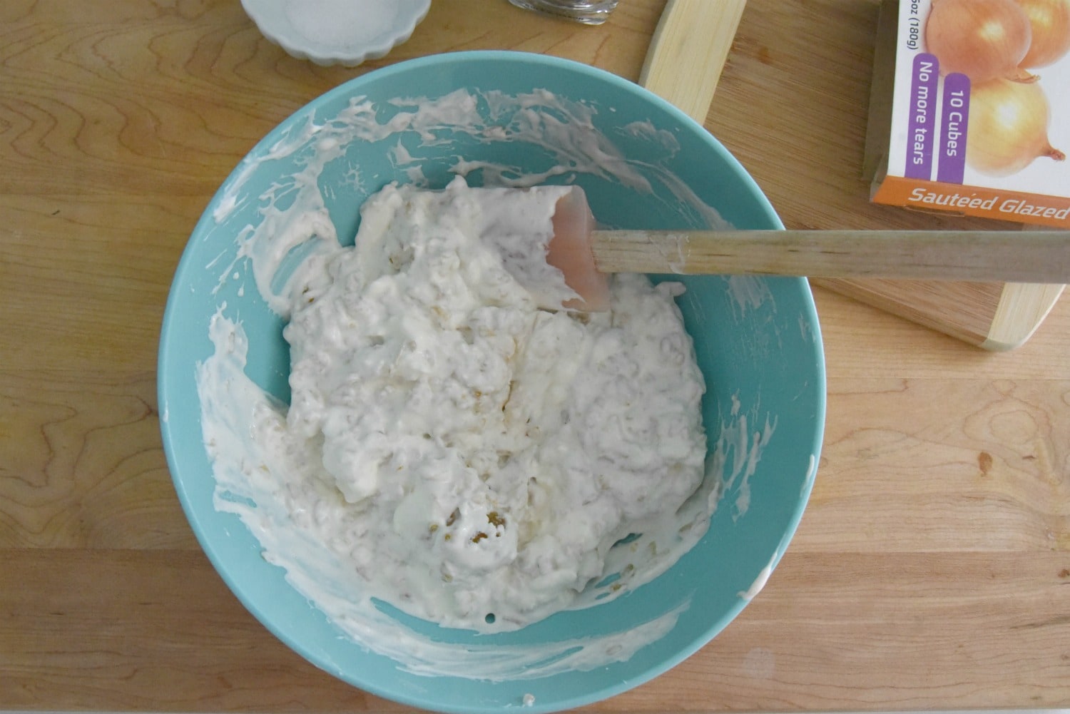 Onion Dip all mixed in
