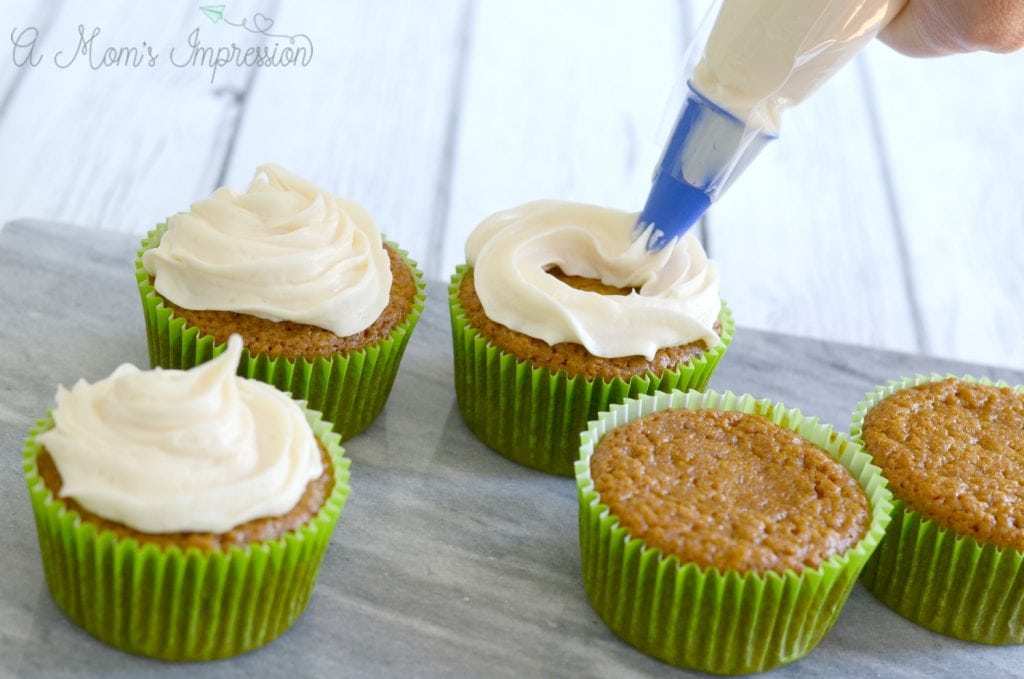 Simple and Easy No Nut Carrot Cake Cupcake Recipe