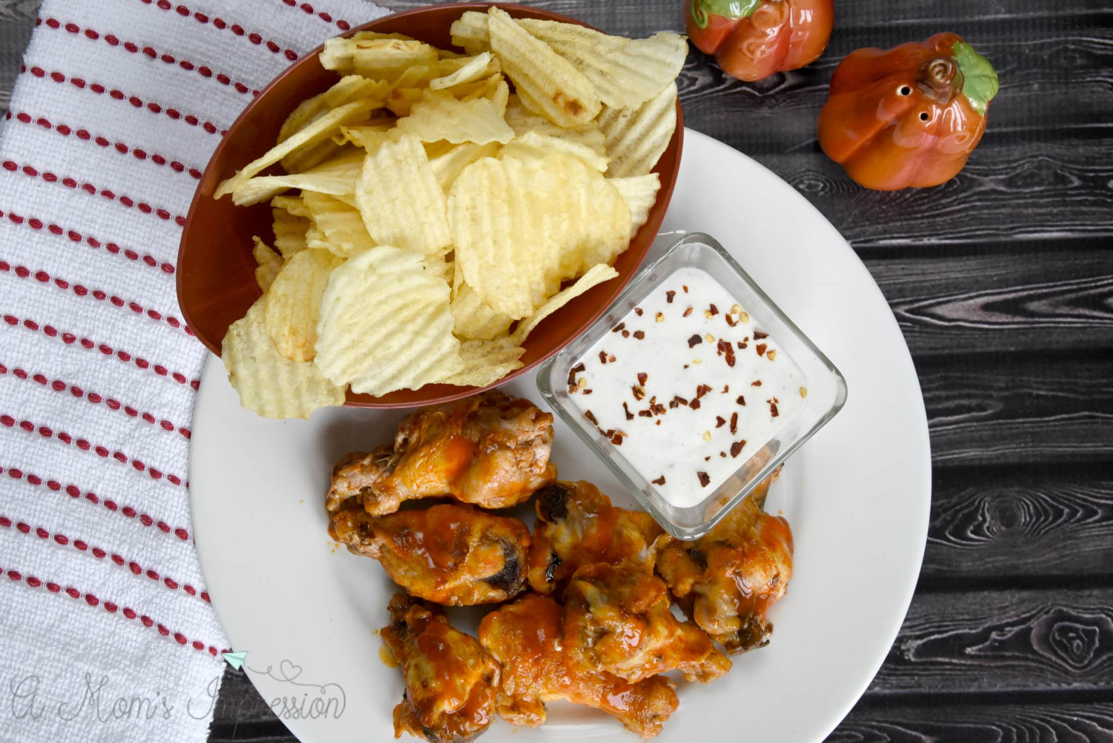 simple grilled buffalo wings