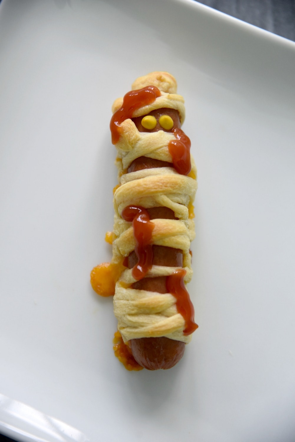 Crescent Mummy Hot Dogs Recipe with Video Directions