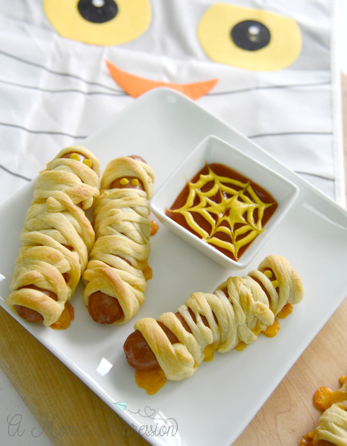 Crescent Mummy Hot Dogs Recipe with Video Directions