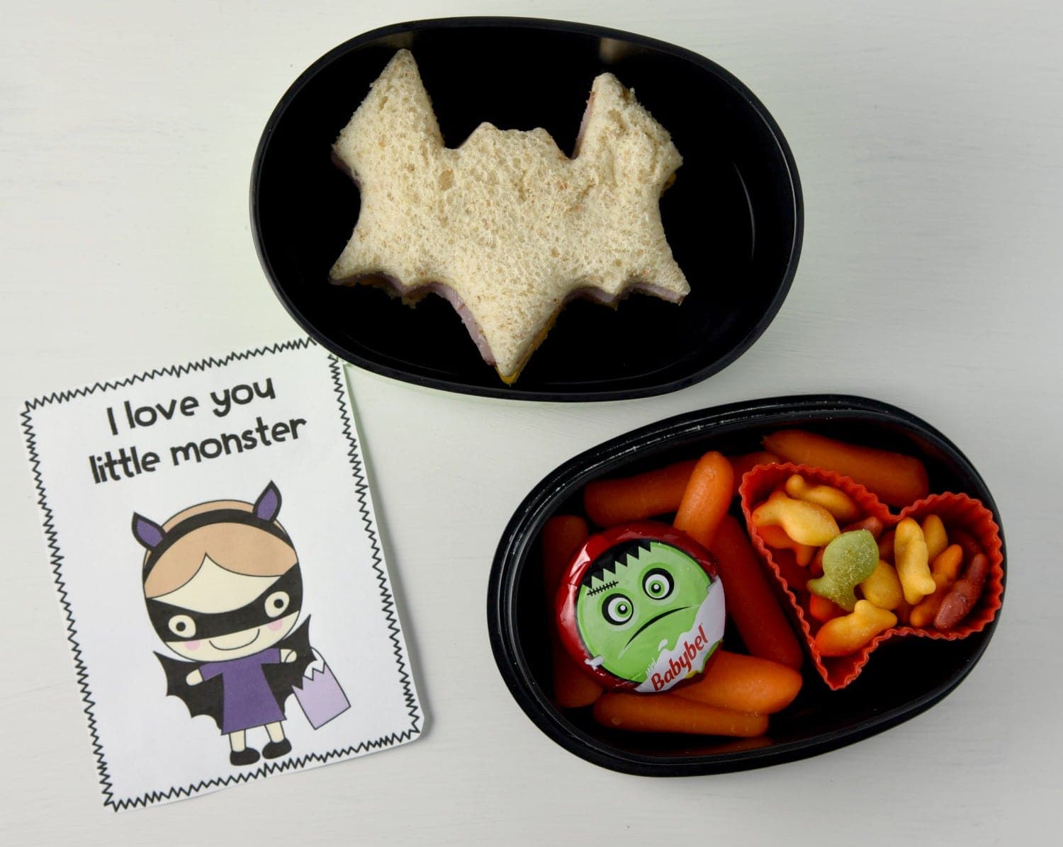 free halloween lunch box notes