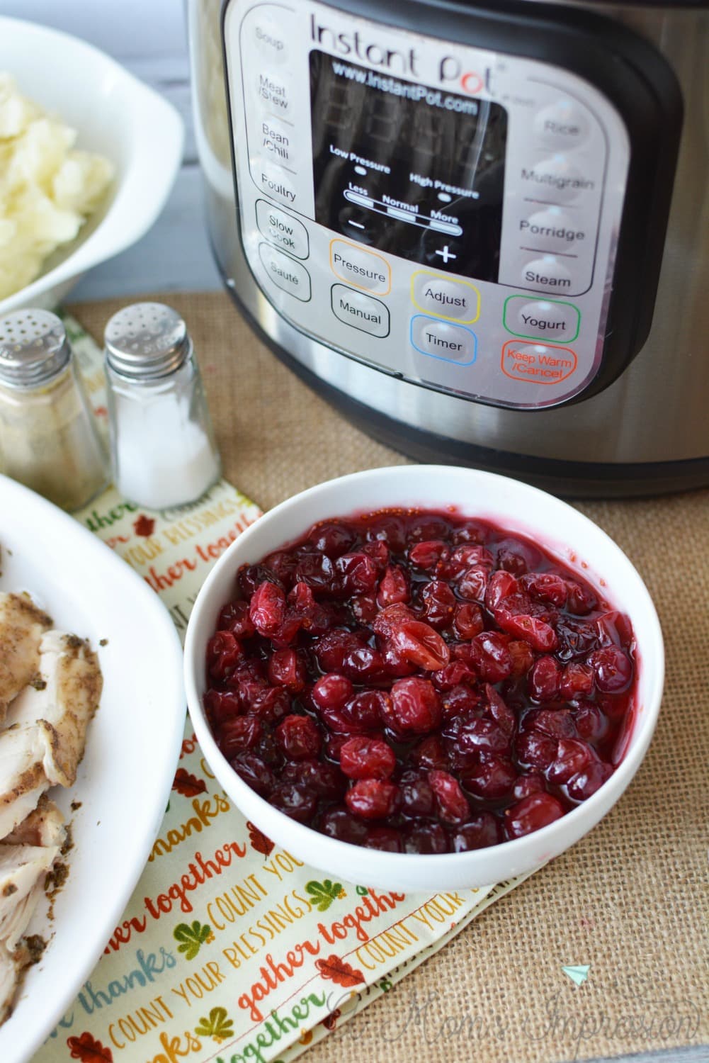 Instant Pot Cranberry sauce