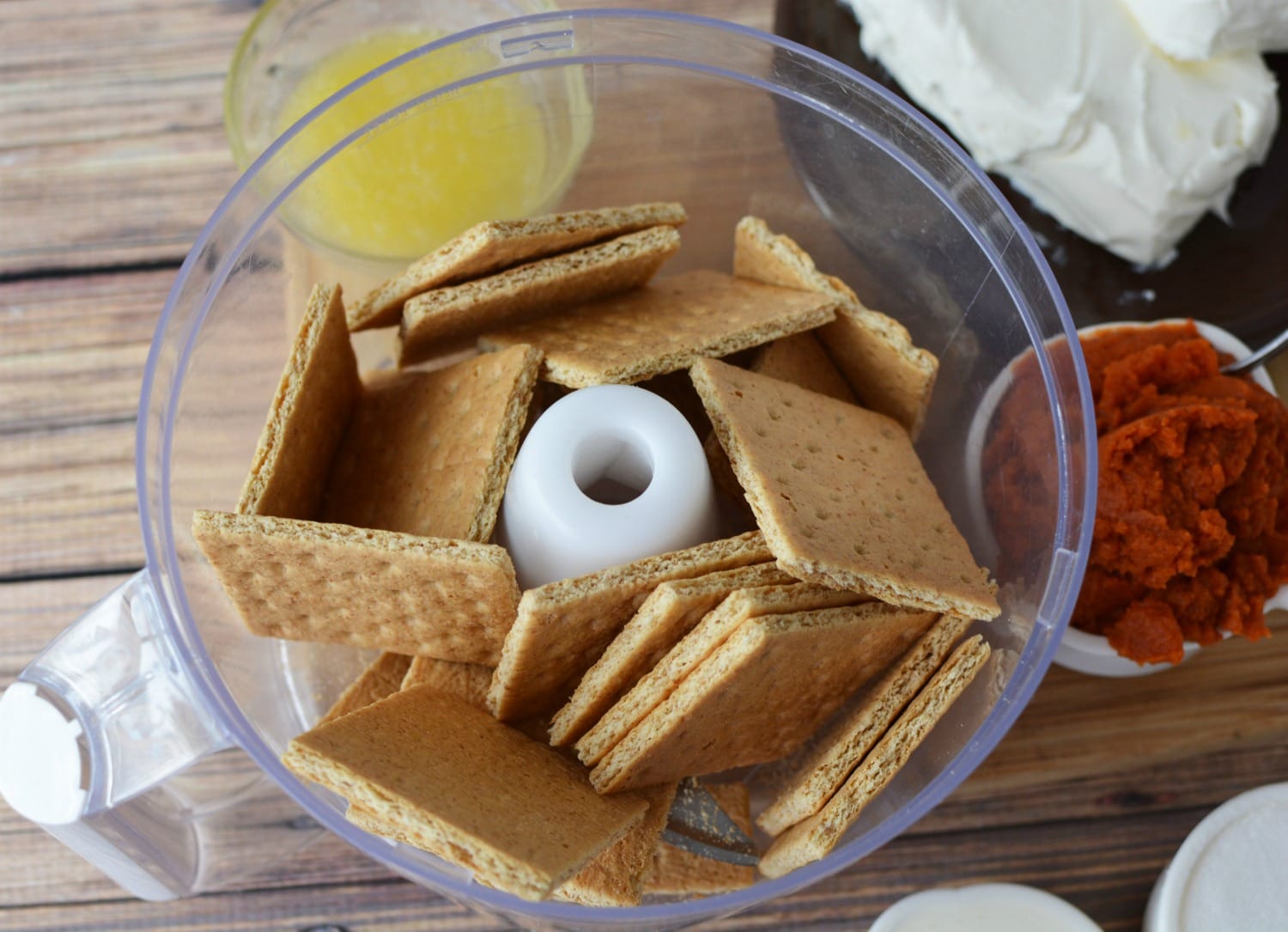 grahm crackers for the crust of my Instant Pot Pumpkin Cheesecake Recipe